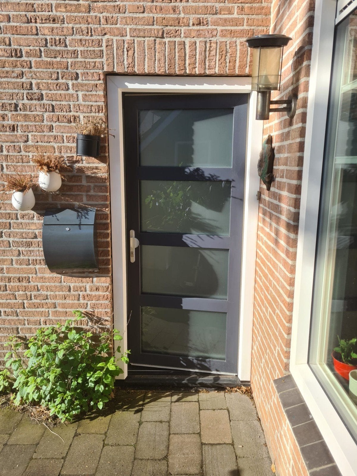 kunstof deur. linksdraaiend. nieuw!, 75 tot 150 cm, Kunststof, Deurkozijn, Nieuw