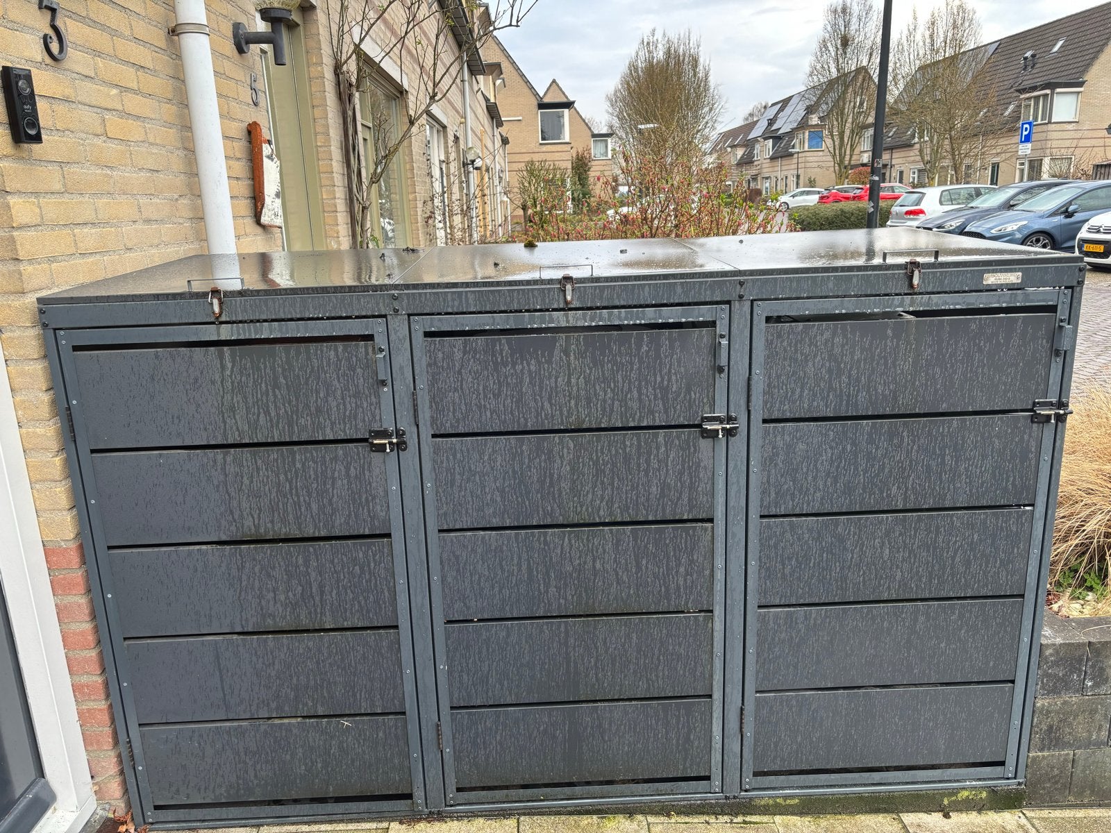 Kuba container ombouw kliko voor 3 containers, Ophalen, Gebruikt