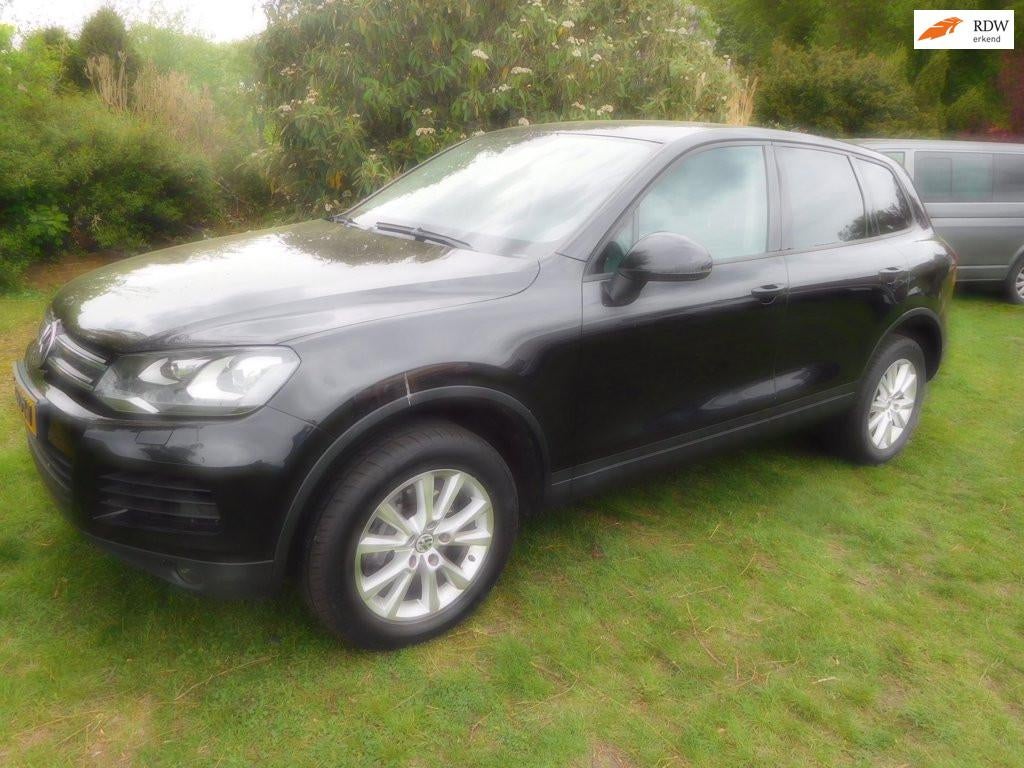 Volkswagen Touareg 3.6 FSI Highline 6 cylinder Afneembare tr, Auto's, Euro 5, Gebruikt, Zwart, Zwart