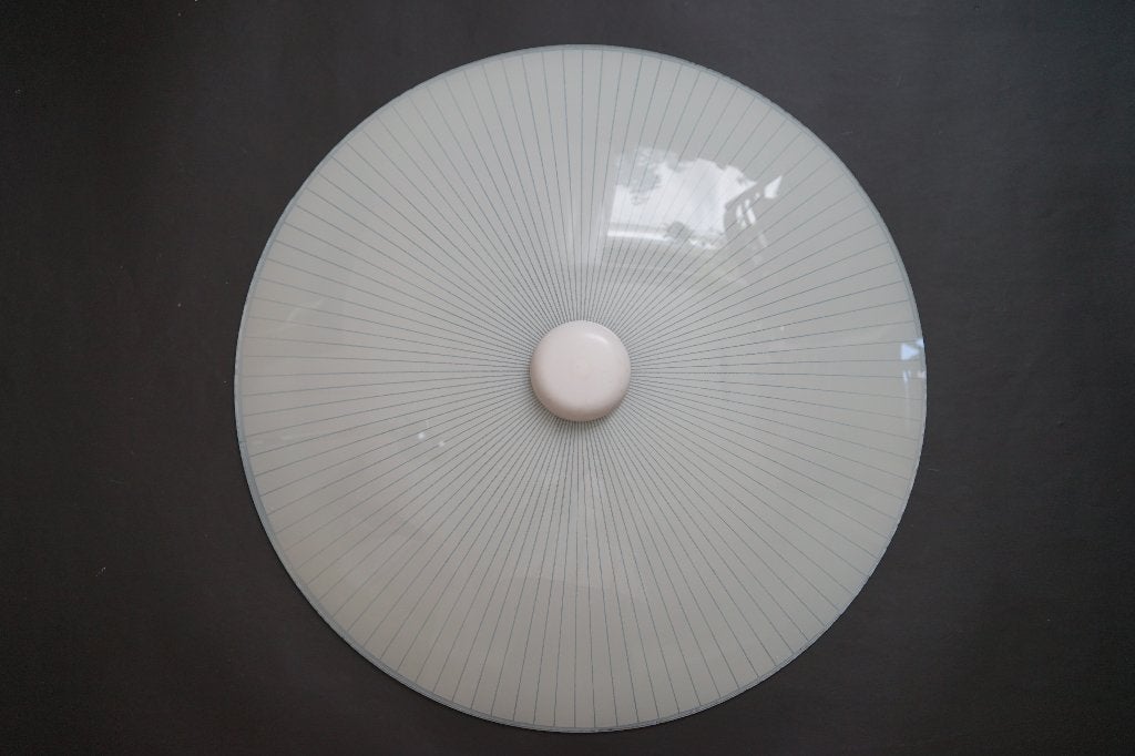 plafondlamp, Ophalen, Gebruikt, Glas, Vintage
