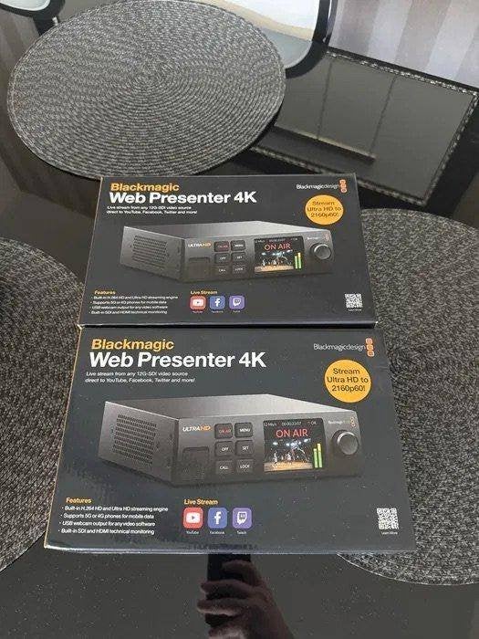 Blackmagic Web Presenter 4K - nieuw, geseald (2 stuks), Verzenden, Nieuw, Video