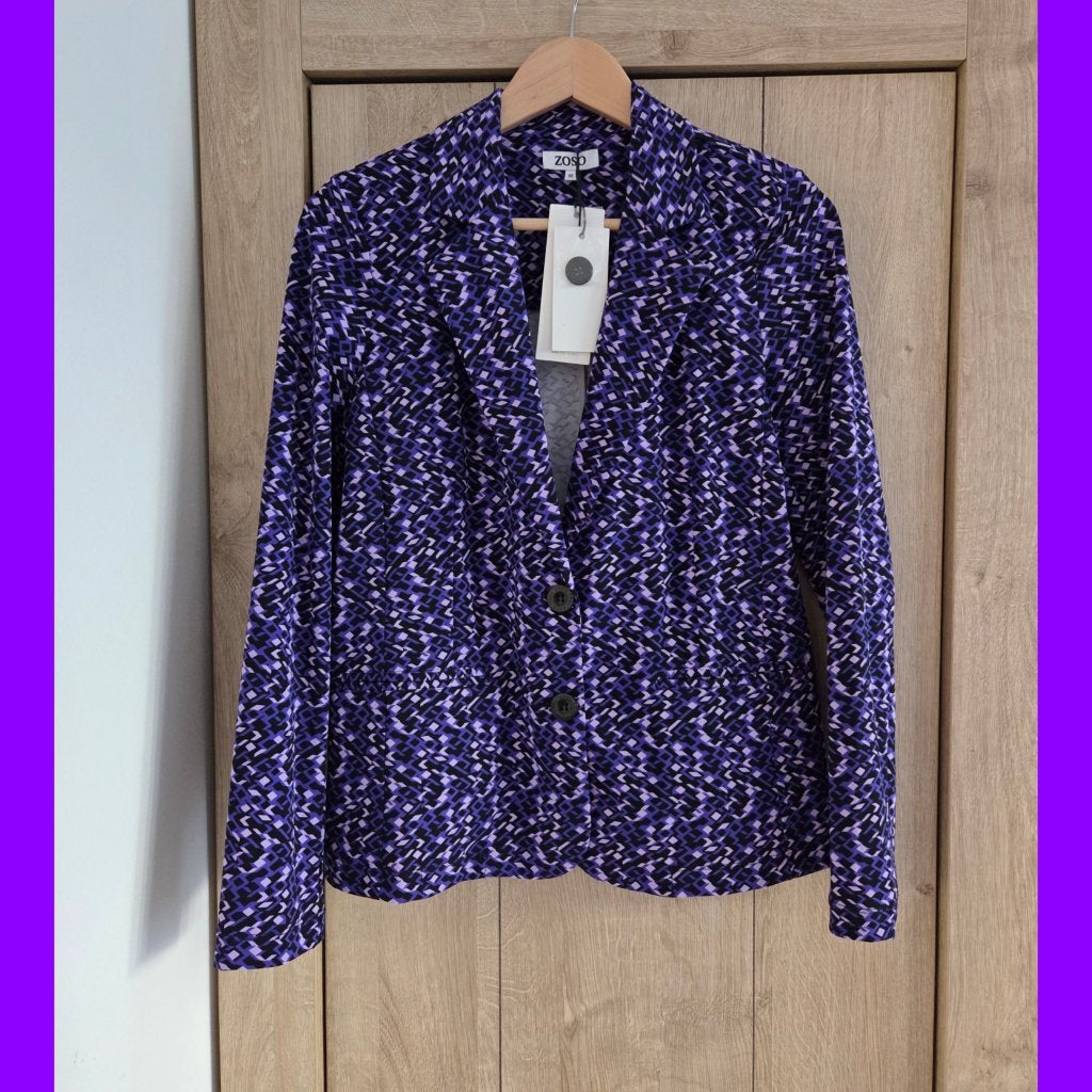 Zoso blazer Kelly M nieuw, Kleding | Dames, Maat 38/40 (M), Paars, Nieuw, Ophalen of Verzenden