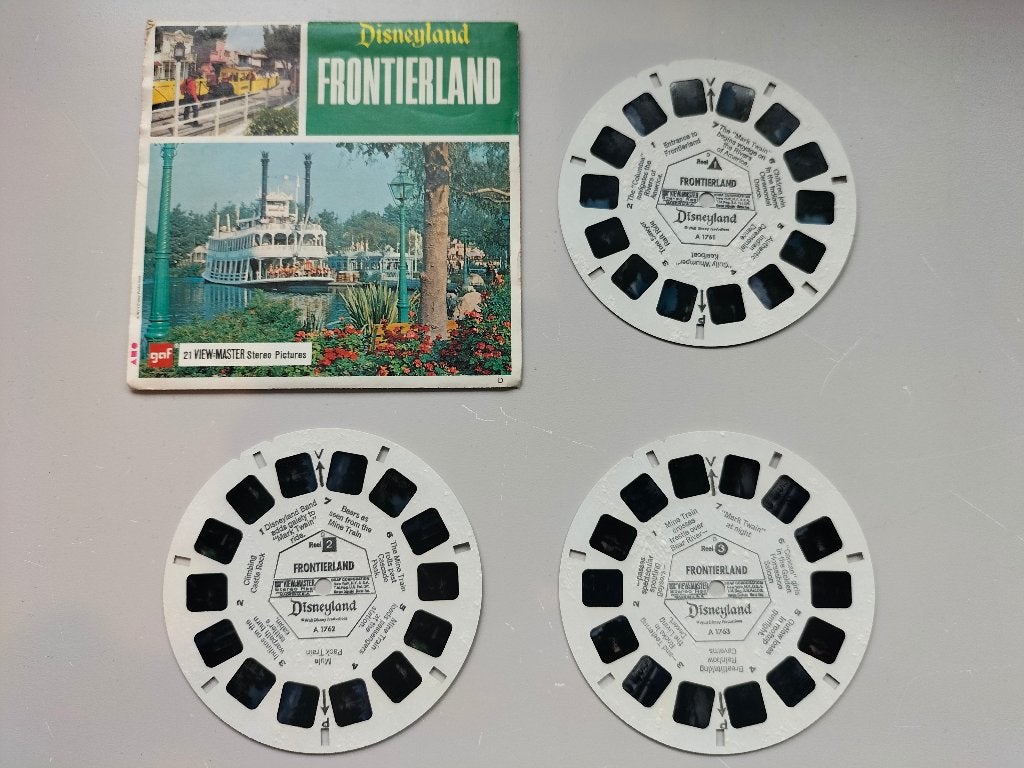 Viewmaster - Disneyland - Frontierland - Amerika, Ophalen of Verzenden, Gebruikt