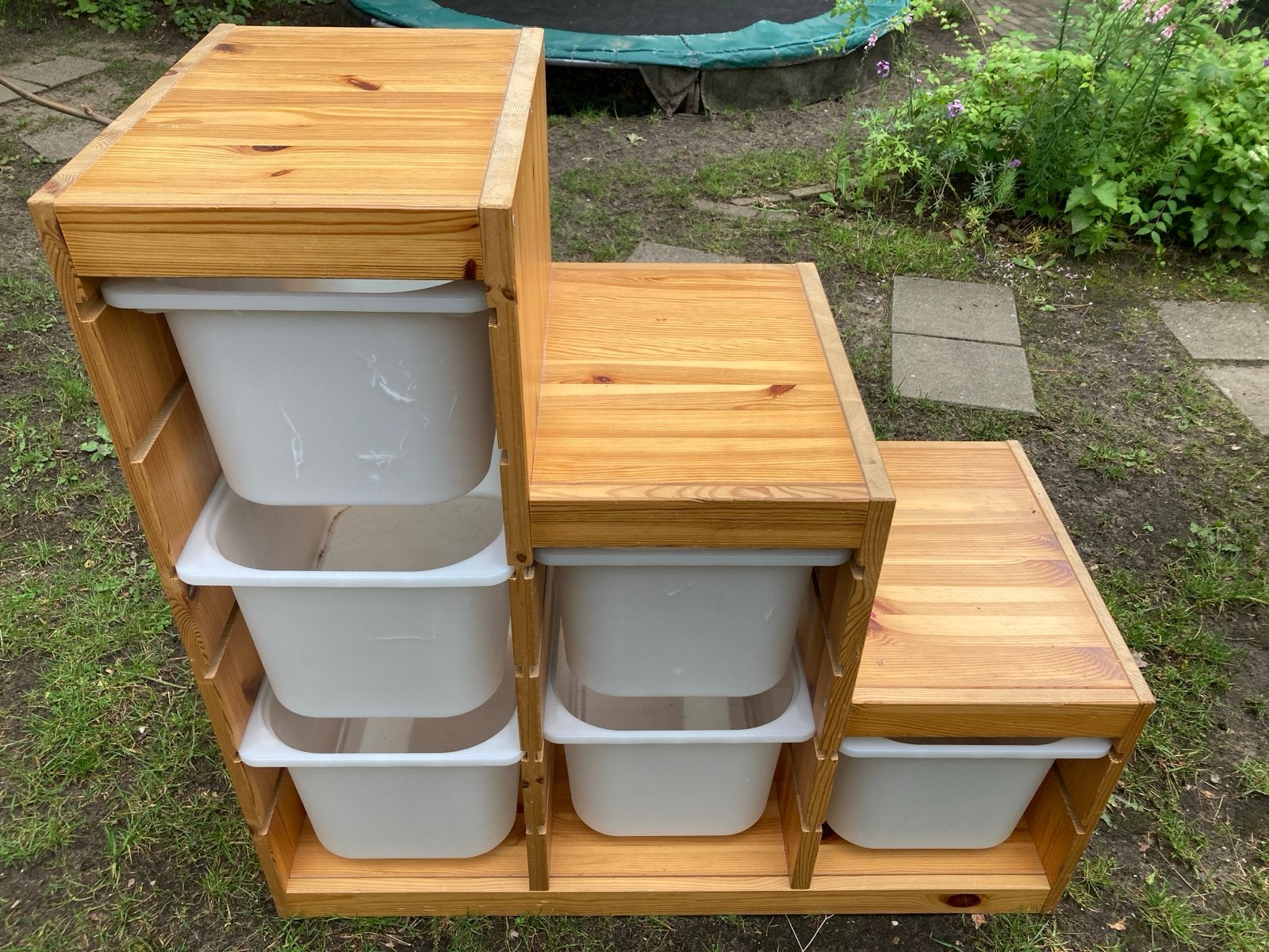 IKEA Trofast opbergkast met bakken - grenenhout, Ophalen, Gebruikt, 50 tot 100 cm, Minder dan 100 cm