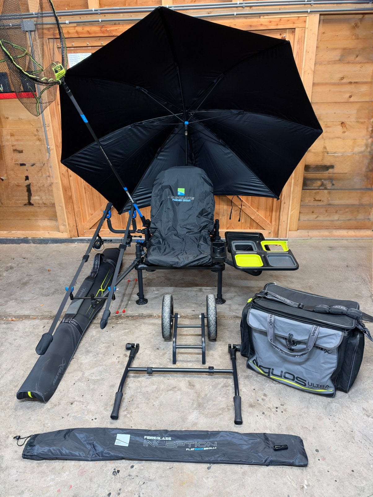 Preston Matrix Feeder Set compleet, Nieuwstaat + Garantie, Ophalen, Zo goed als nieuw, Complete hengel