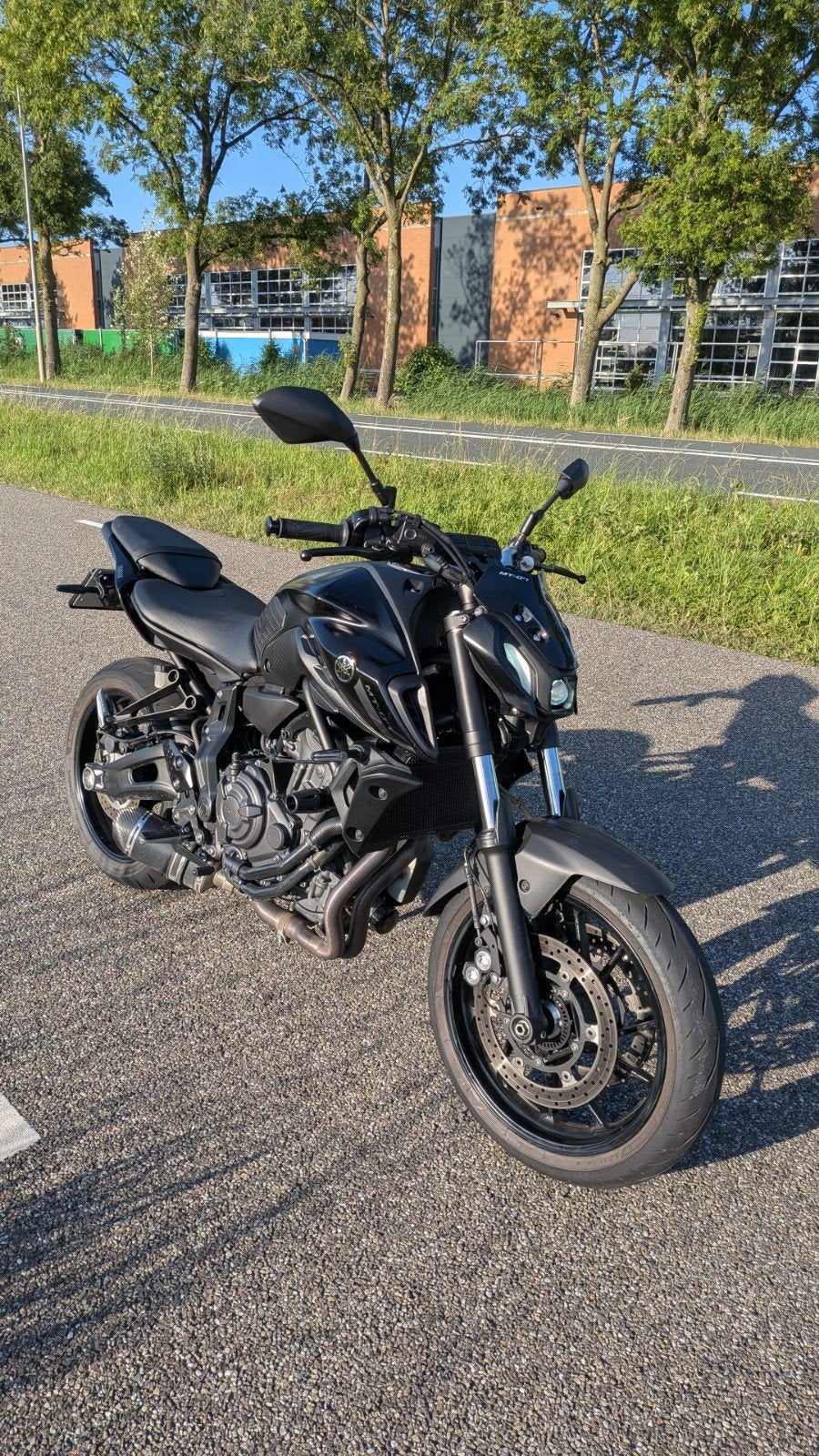 Yamaha MT-07 35 kw (A2) matte black, 700 cc, Occasion, Particulier, Minimaal motorrijbewijs A2