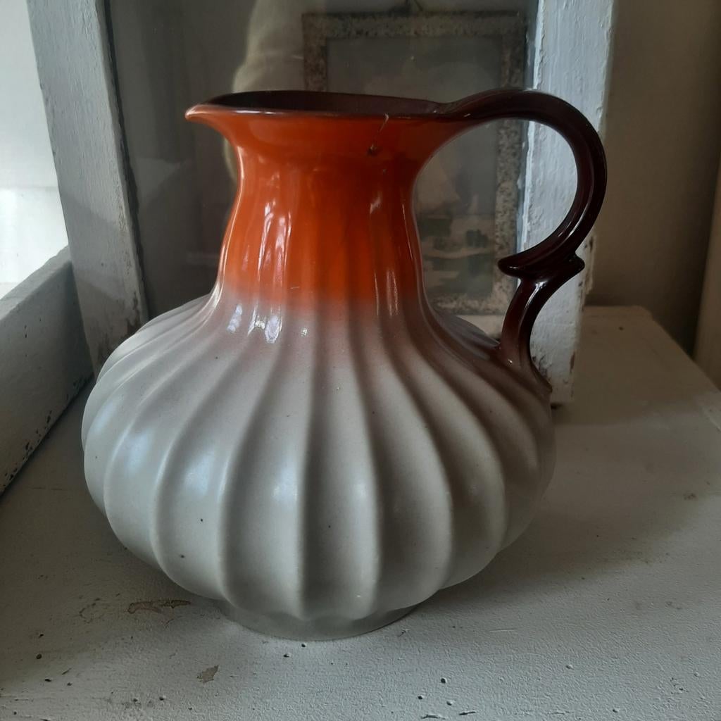 VINTAGE CURIOSA, Huis en Inrichting, Woonaccessoires | Vazen, Overige kleuren, Ophalen of Verzenden, Minder dan 50 cm, Glas