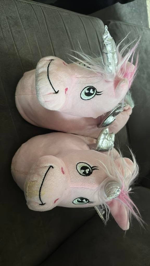 Unicorn pantoffels, Meisje, Overige typen, Ophalen of Verzenden, Zo goed als nieuw