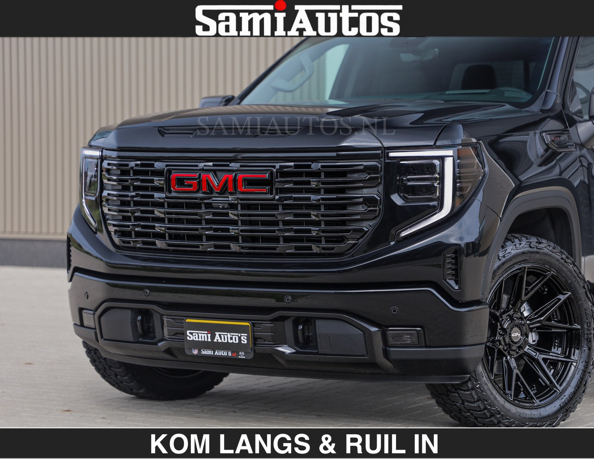 GMC Sierra BLACK OPS | DENALI 6.2 V8 426PK Full Option | €, Automaat, Dealer onderhouden, Met garantie (alle), 426 pk