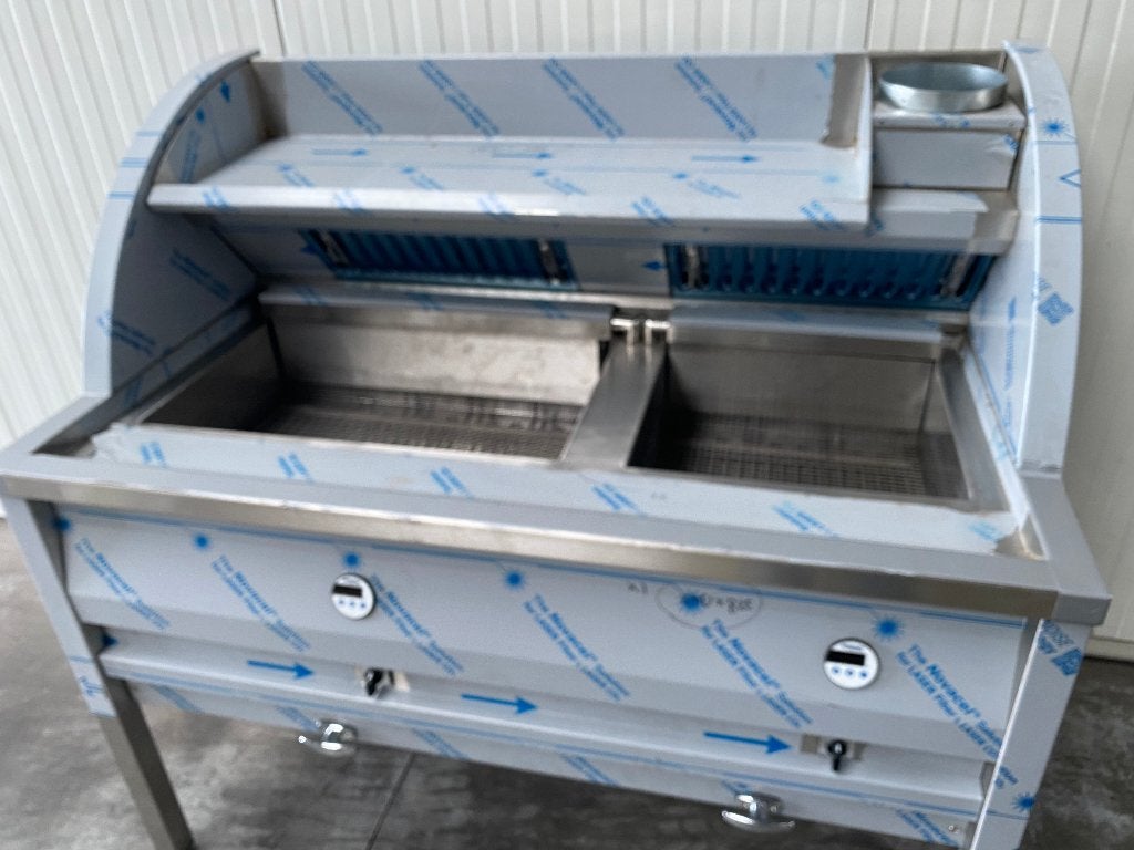 Elektrische 400V visbakoven / vis frituur bakwand - friteuse, 4 liter of meer, Verzenden, Nieuw, BBT | Food Equipment