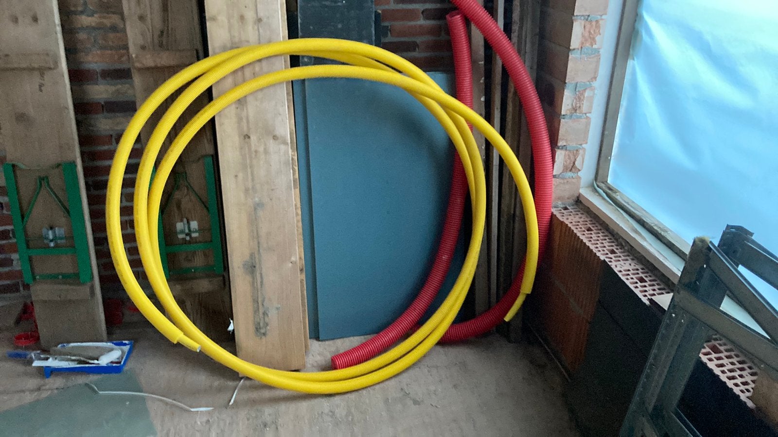 Gasbuis in mantel 10 meter 25mm, Ophalen, Overige materialen, 6 meter of meer, Overige typen