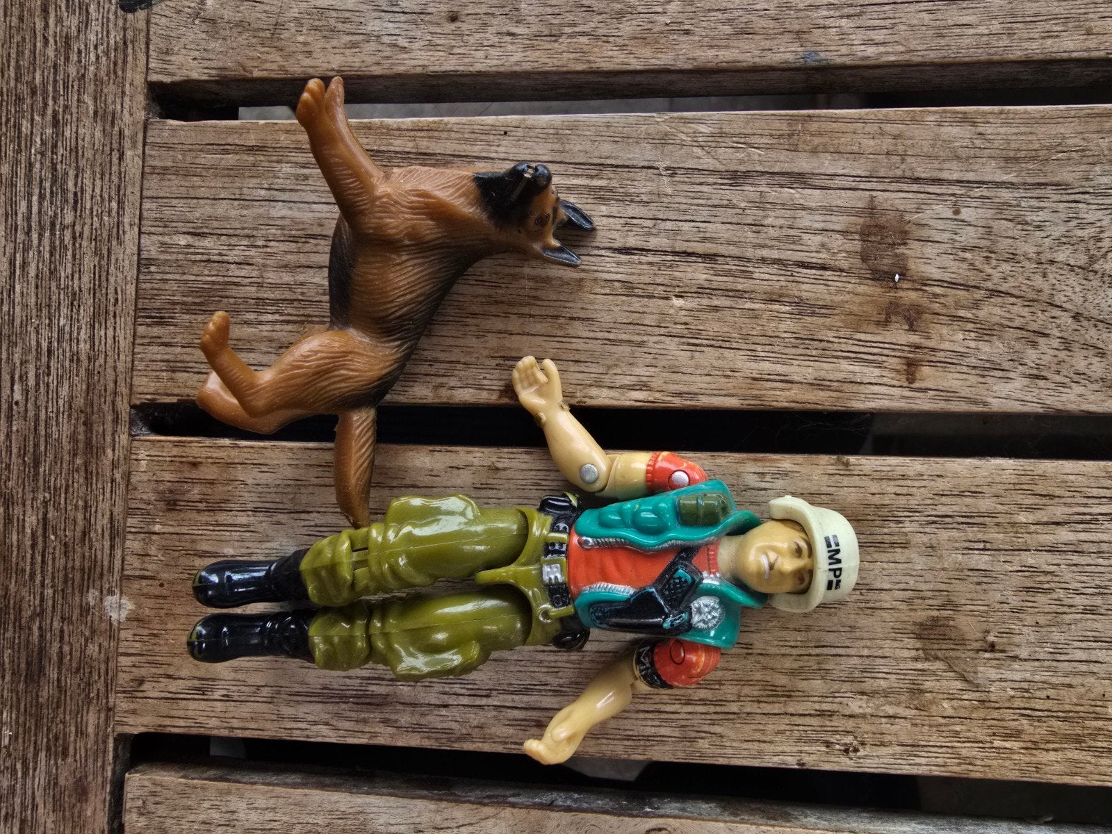 Vintage 1987 G.I. Joe Law & Order met helm en ho, Ophalen of Verzenden, Gebruikt