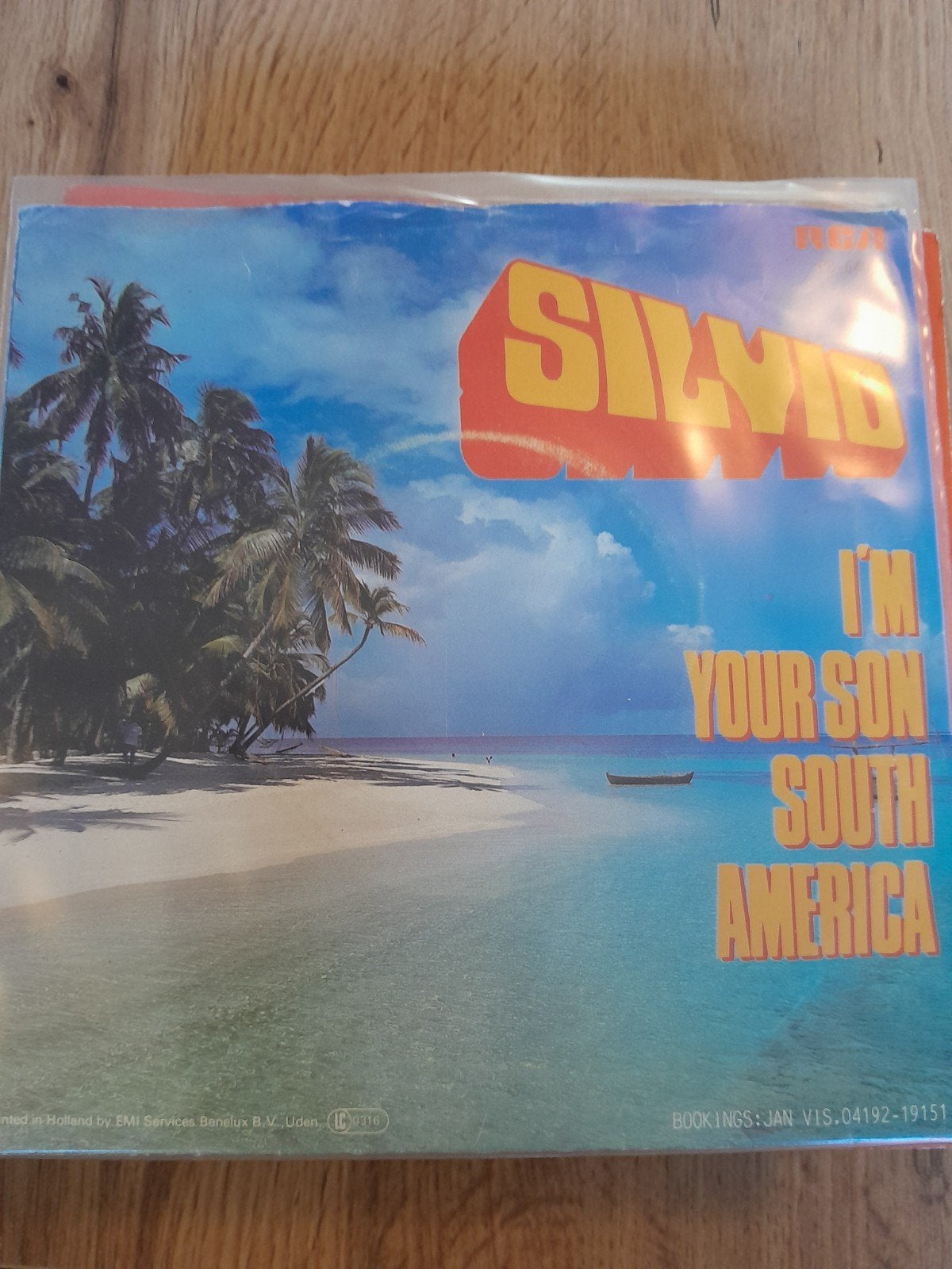 Silvo 7 inch i,m your son south america, Ophalen of Verzenden, Zo goed als nieuw, Pop