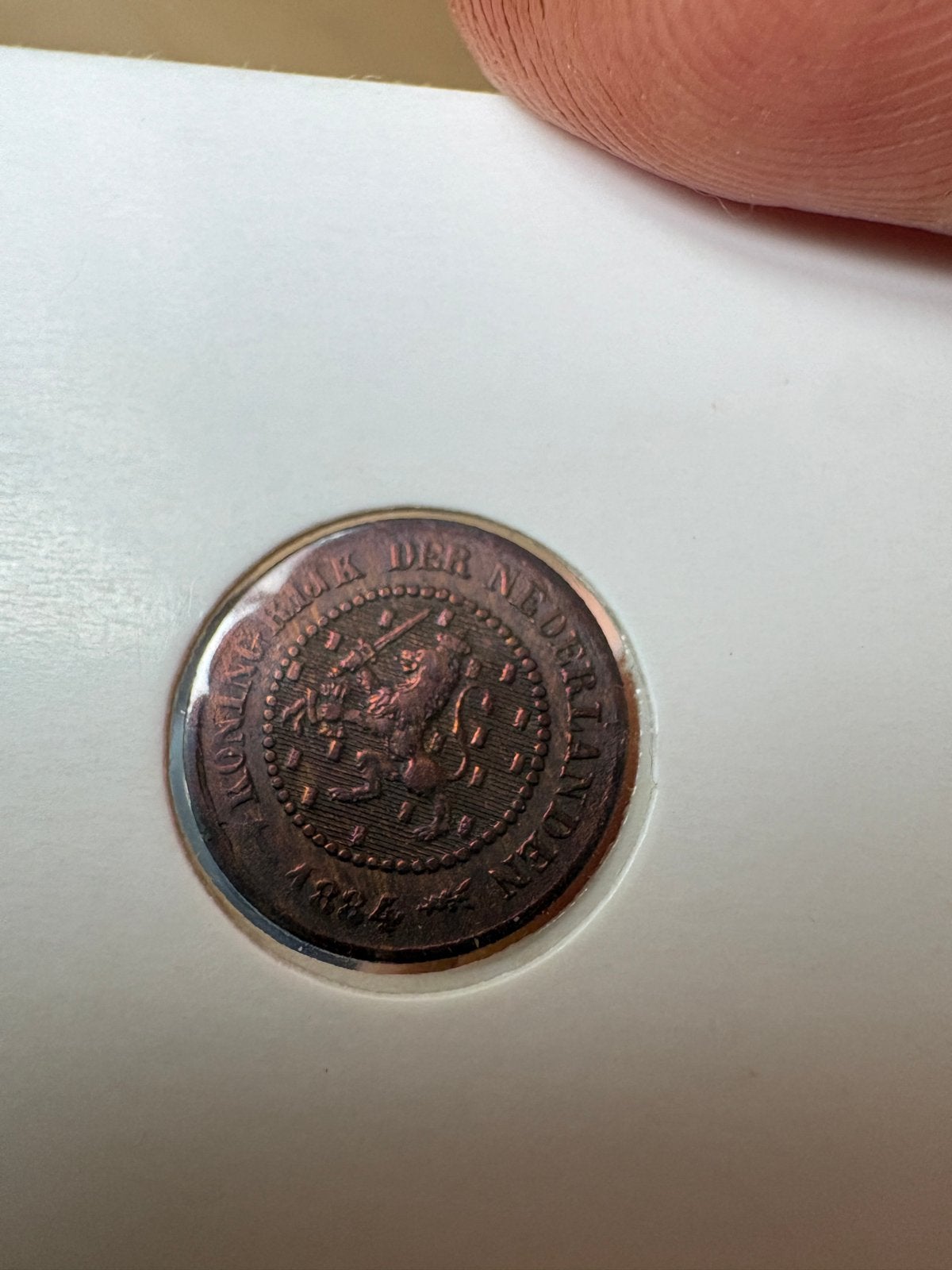 halve cent uit 1884 - Koning Willem III, Postzegels en Munten, Munten | Nederland, Ophalen of Verzenden, Koning Willem III, Overige waardes