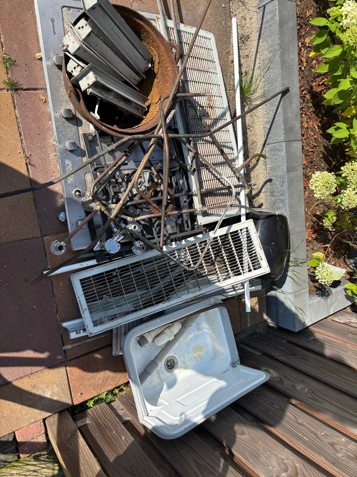 Oud ijzer en koper voor recycling, Doe-het-zelf en Verbouw, Metalen, Ophalen