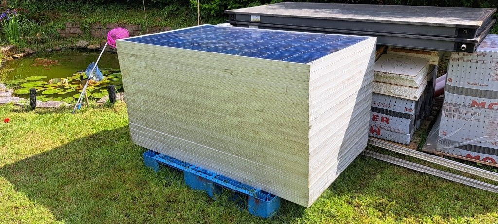 Zonnepanelen 19 st, Ophalen, Gebruikt