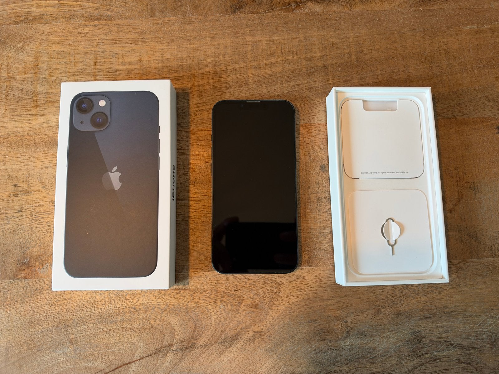 iPhone 13 128GB Midnight Blue, Blauw, IPhone 13, Ophalen of Verzenden, 81 %