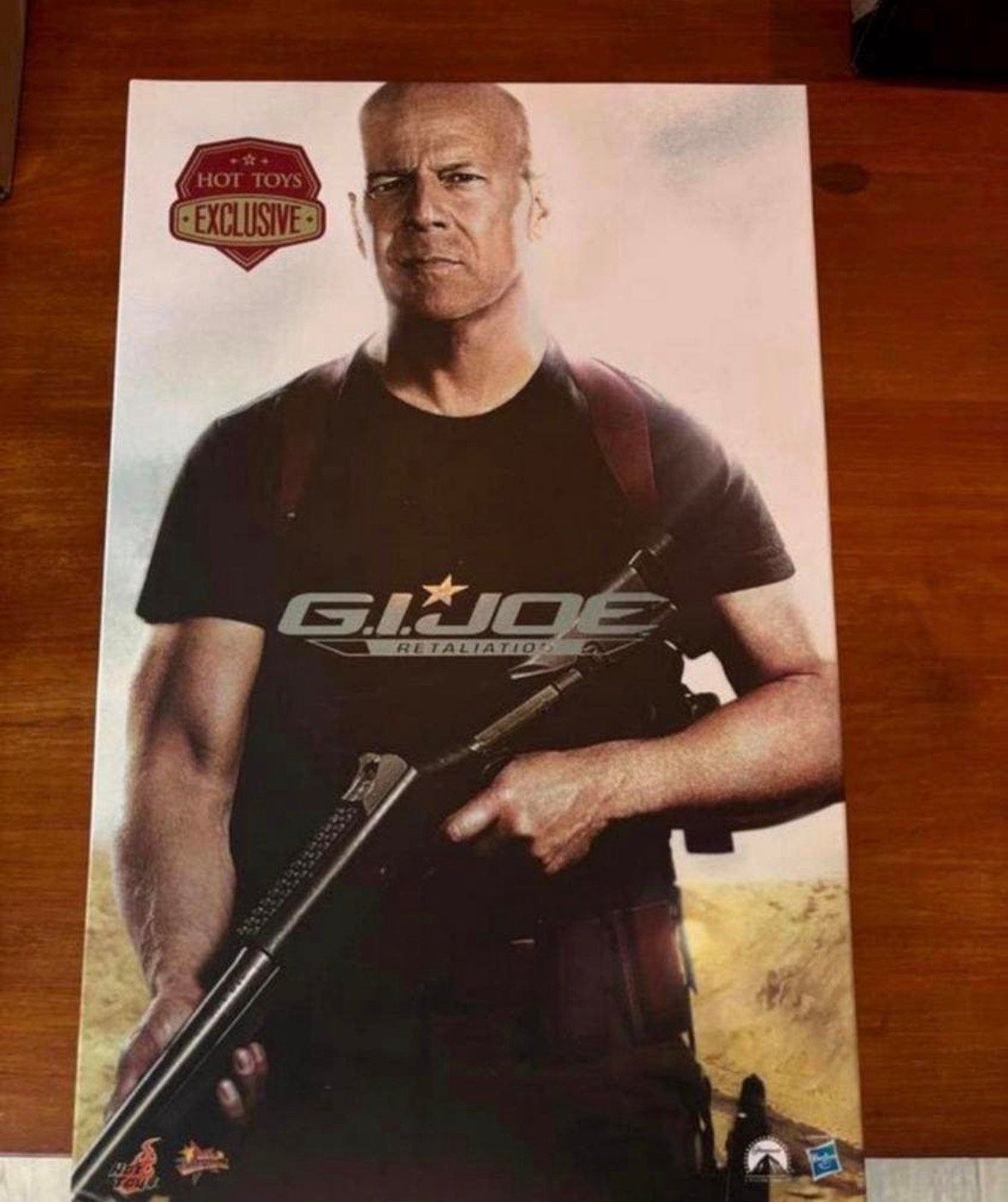 1/6 Bruce Willis/Joe Colton - G.I. Joe - Hot Toys - MMS 206, Ophalen of Verzenden, Zo goed als nieuw, Actiefiguur of Pop