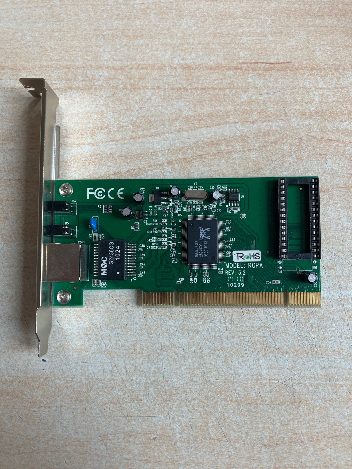 Gigabit Netwerkkaart PCI Ethernet Adapter, Computers en Software, Netwerkkaarten, Verzenden, Zo goed als nieuw, Intern
