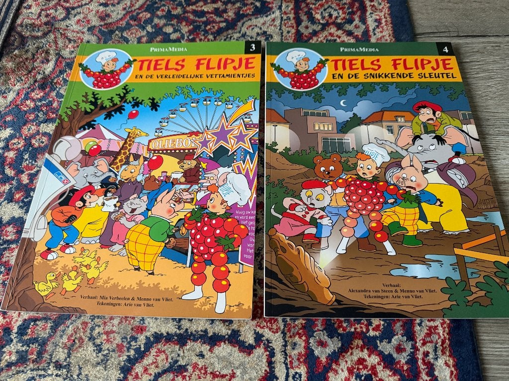 Tiels Flipje. Deel 3 en 4., Meerdere stripboeken, Ophalen of Verzenden, Nieuw