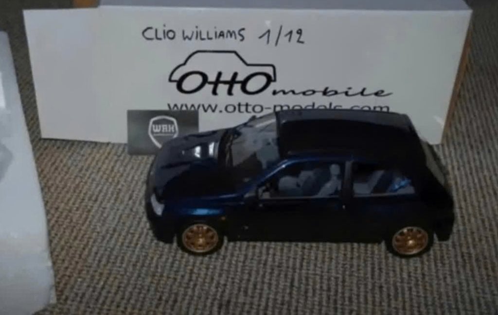 1:12 RENAULT CLIO WILLIAMS PH 2 G008 Otto mobile in doos WRH, Verzenden, Zo goed als nieuw, 1:9 t/m 1:12, Auto