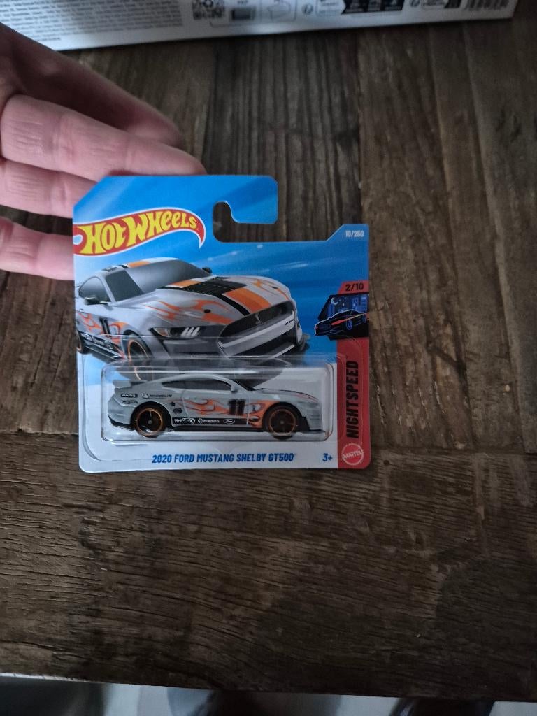 hot wheels 2020 ford mustang shelby gt500 night speed, Ophalen of Verzenden, Nieuw, Auto