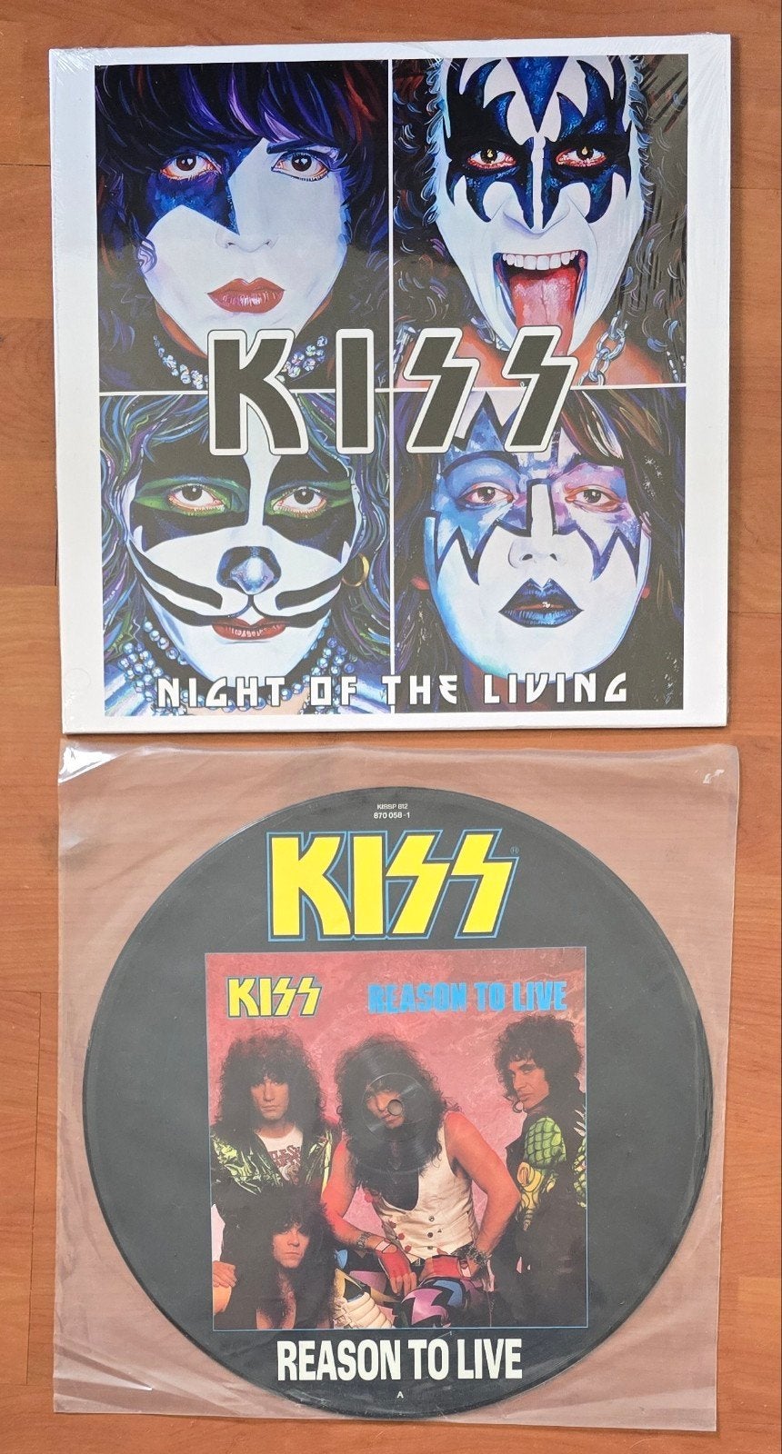 KISS LP 'S, Colored vinyl, Ophalen of Verzenden, Zo goed als nieuw, 12 inch