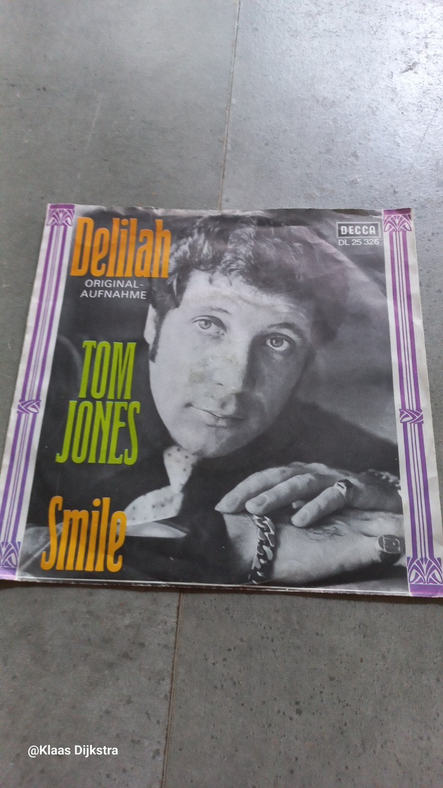 Tom Jones - Delilah / Smile, Ophalen of Verzenden, Gebruikt, 7 inch, Pop