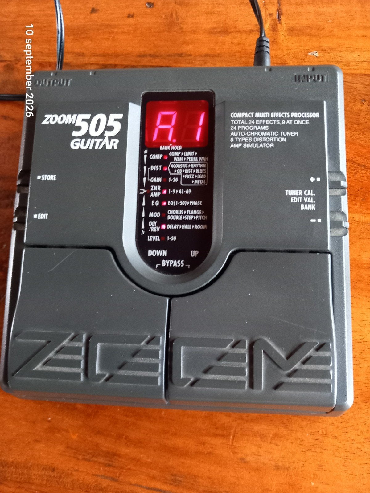 Zoom 505 Guitar Multi-Effect Processor, Muziek en Instrumenten, Ophalen of Verzenden, Gebruikt, Chorus