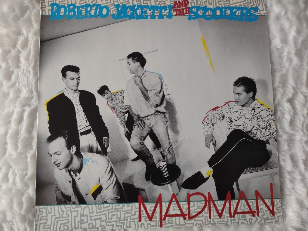 LP - Roberto Jacketti and The Scooters - Madman, Ophalen of Verzenden, Zo goed als nieuw, Pop, LP