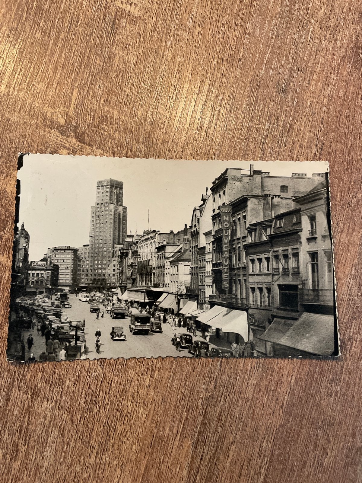 Oude Postkaart Antwerpen - Meir en Boerentoren (1920-1940), Ophalen of Verzenden, 1920 tot 1940, Gelopen, Antwerpen