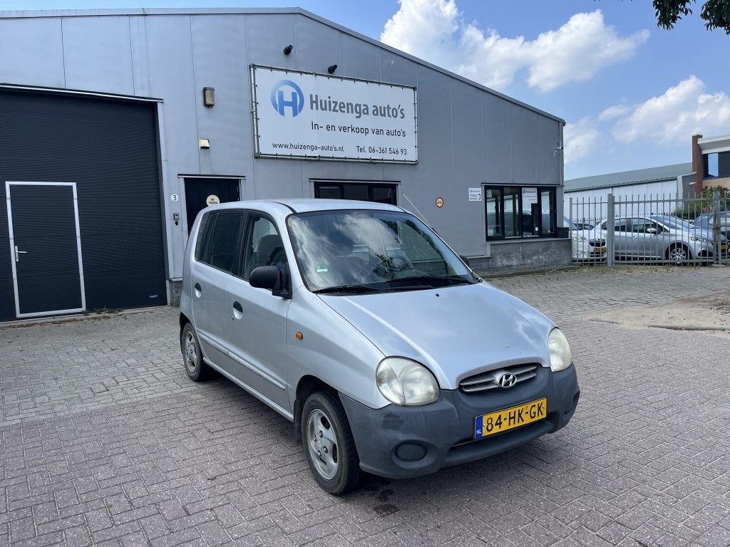Hyundai Atos Multi 1.0i GLS| STUURBK| AIRCO!| EXPORT!, Auto's, Stof, Gebruikt, Zwart, 4 cilinders