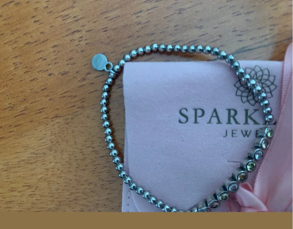 Sparkling jewels armband sparkling armband cube, Ophalen of Verzenden, Gebruikt