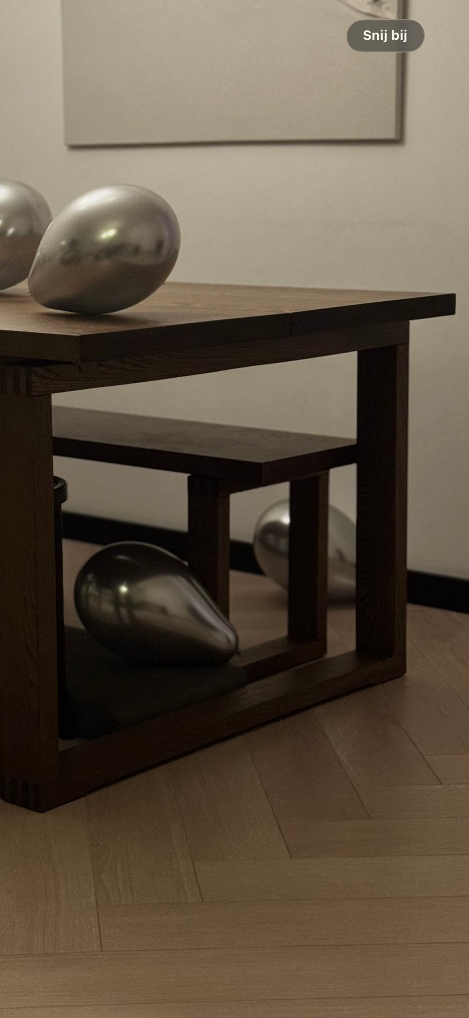 Morbylanga eettafel, Huis en Inrichting, Ophalen, Eikenhout, 50 tot 100 cm, Zo goed als nieuw