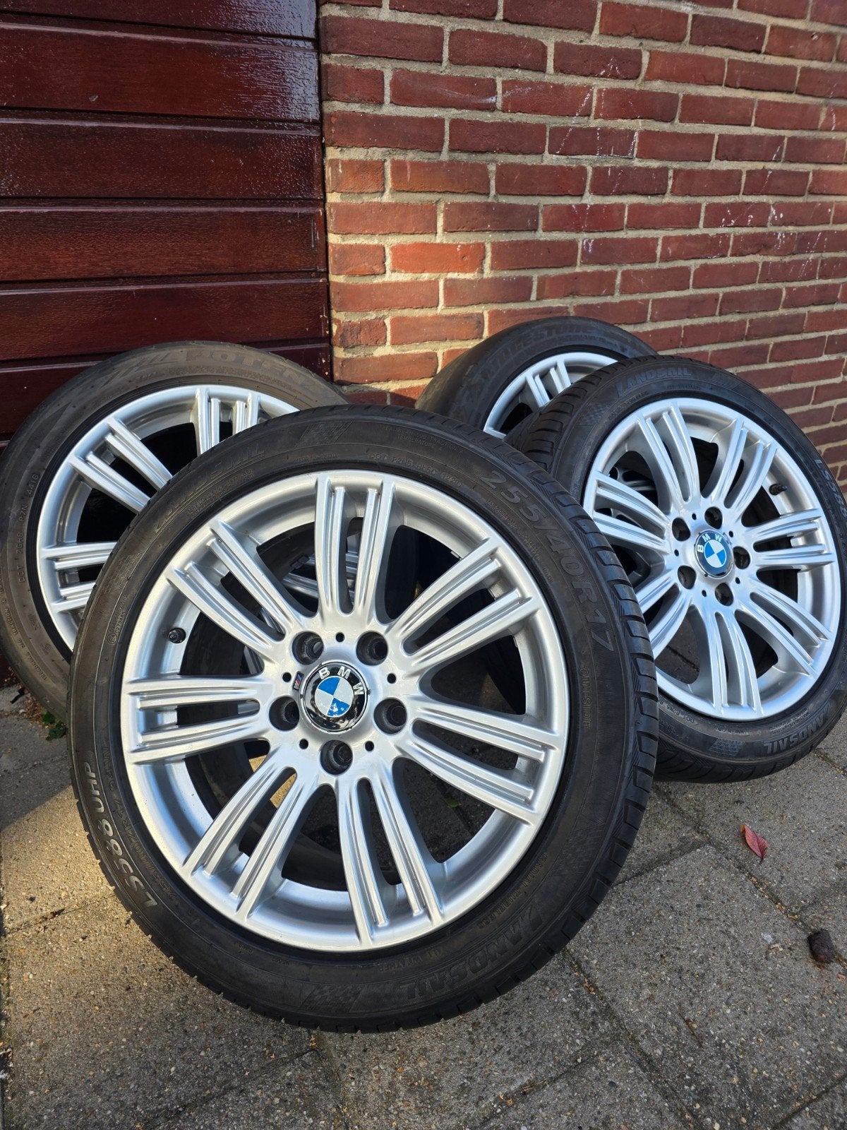5x120 Origineel Bmw 17 inch Breedset Velgen Zomerbanden, Ophalen, Velg(en), Nieuw, 17 inch