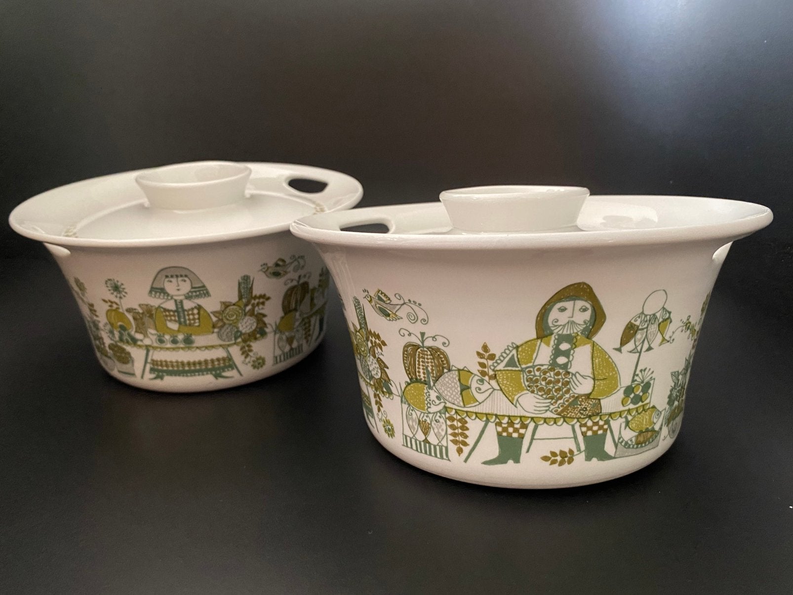 Twee Figgjo Flint Norway servies . Market . Turi design., Ophalen of Verzenden, Zo goed als nieuw, Overige materialen