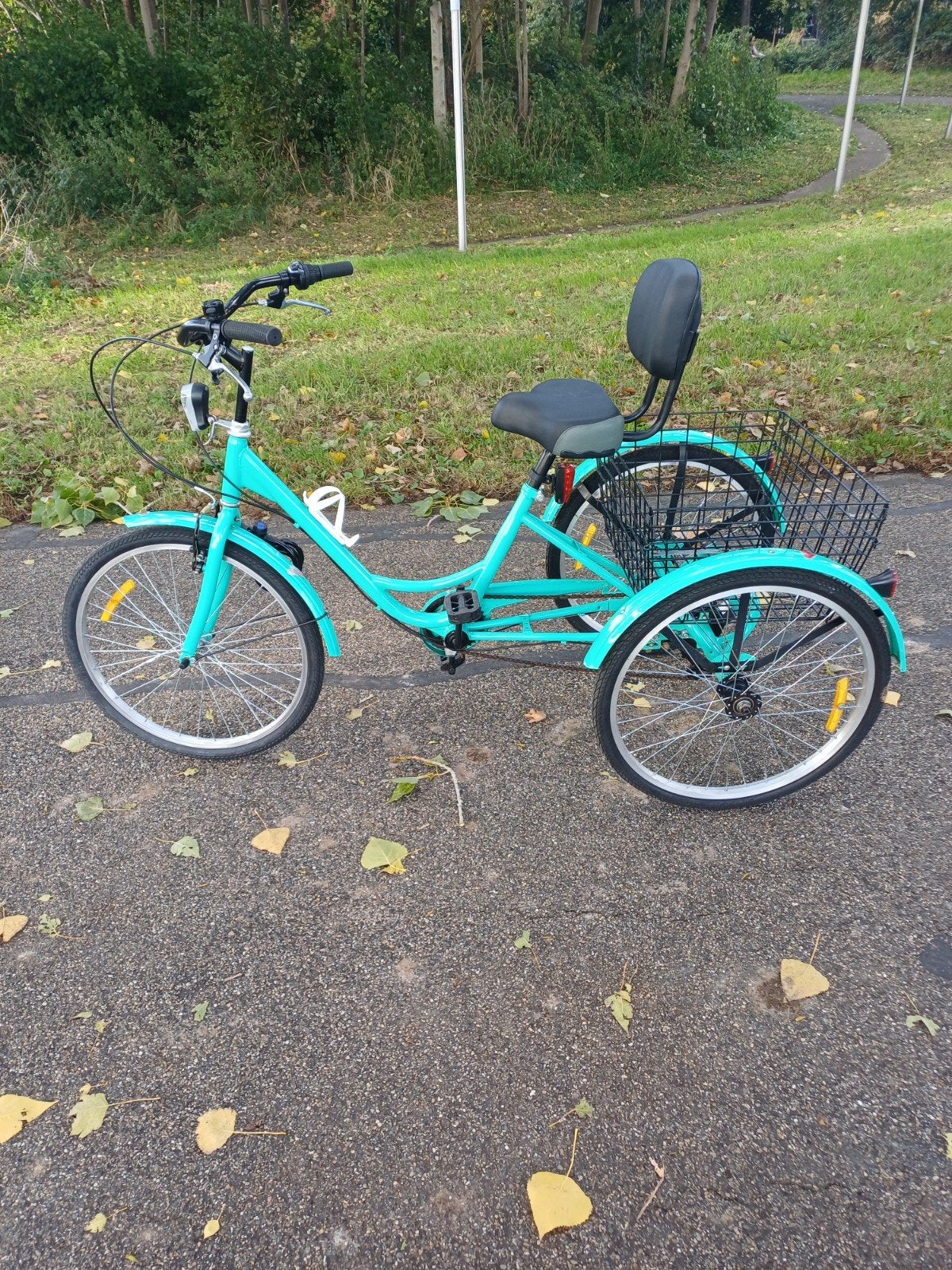 driewieler fiets met mand en rugleuning geen elektrische, Fietsen en Brommers, Ophalen, Verstelbare zitting, Zo goed als nieuw