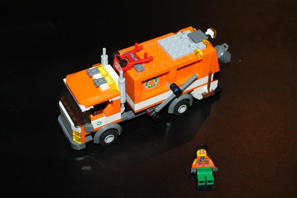 lego city vuilniswagen 7991, City, Lego, Ophalen of Verzenden, Zo goed als nieuw