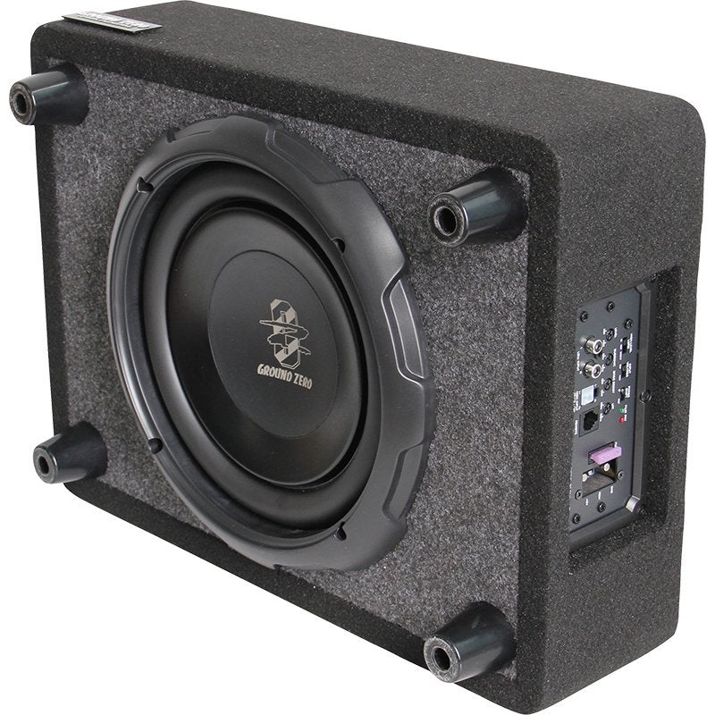 Ground Zero GZCS 25SUB-ACT Compact 25 cm/10″ subwoofer Activ, ., Nieuw, Ophalen of Verzenden, .