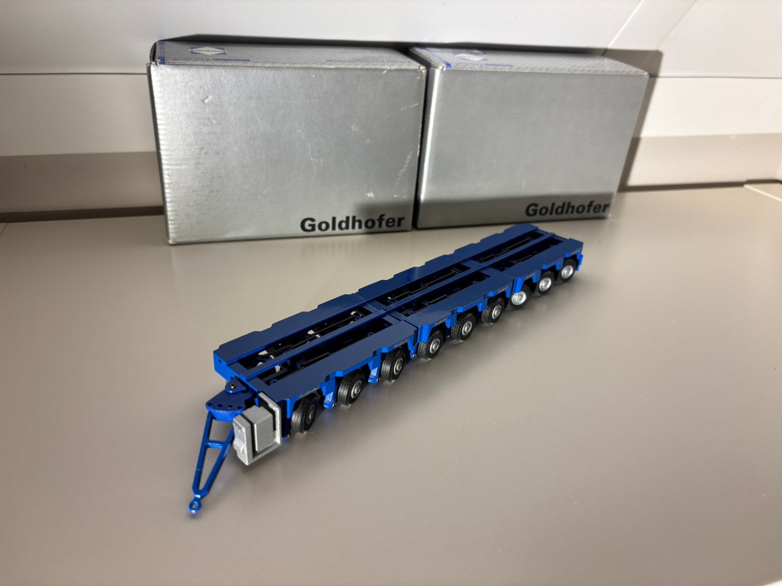 98001/0 Conrad Goldhofer THP/ET 3x 3 as modules + onderdelen, Hobby en Vrije tijd, Ophalen of Verzenden, Zo goed als nieuw, Bus of Vrachtwagen