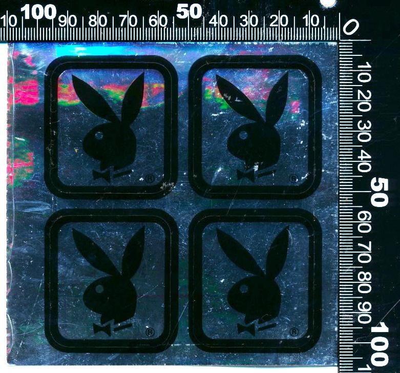 Sticker: Playboy (Spiegelsticker), Ophalen of Verzenden, Zo goed als nieuw, Bedrijf of Vereniging