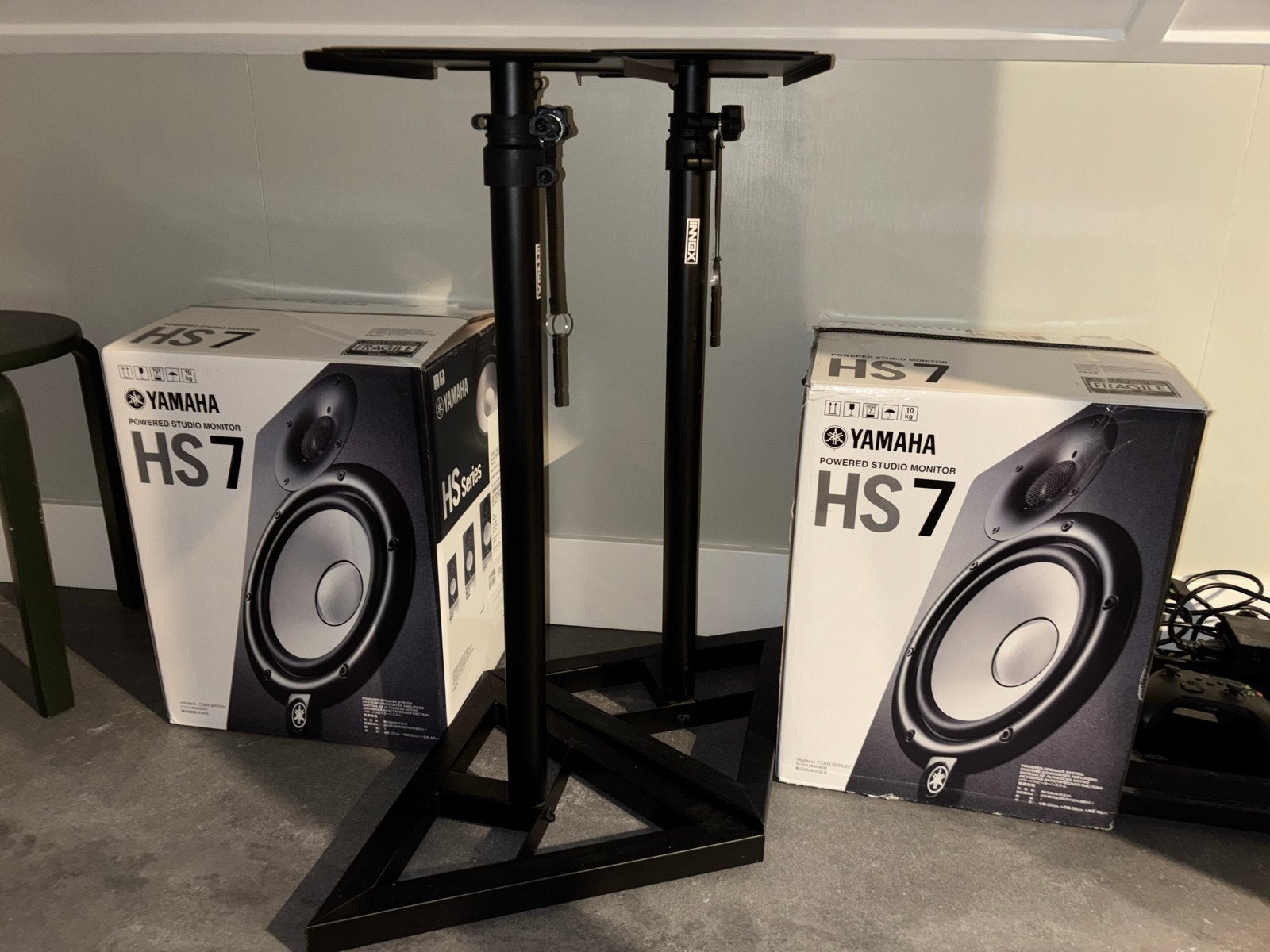 Yamaha HS7 Studio Monitoren met Stands - Zo goed als nieuw, Ophalen, Studiomonitor, Inclusief standaarden, Yamaha