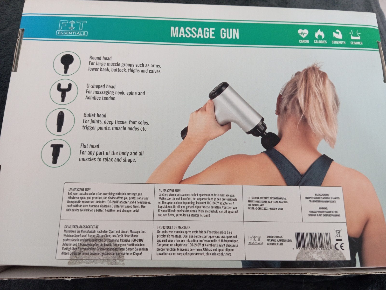 Massage Gun, Ophalen of Verzenden, Zo goed als nieuw, Apparaat
