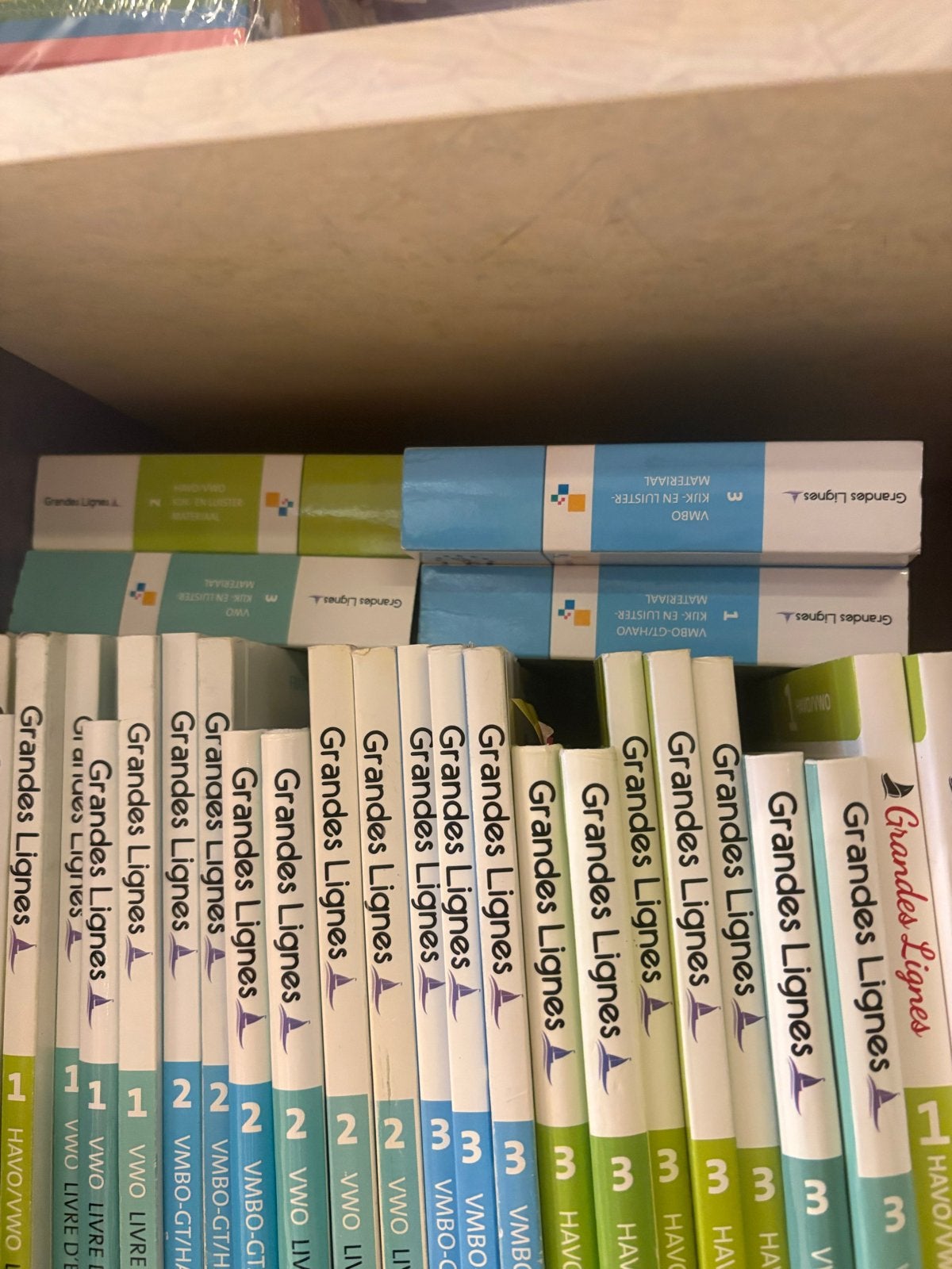 Grandes Lignes Franse schoolboeken VMBO/HAVO/VWO, Ophalen of Verzenden, Zo goed als nieuw, VMBO, Frans