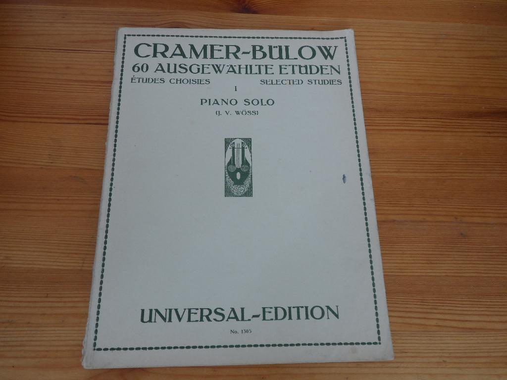 Cramer bulow - Etuden, Muziek en Instrumenten, Bladmuziek, Gebruikt, Klassiek, Ophalen of Verzenden, Artiest of Componist