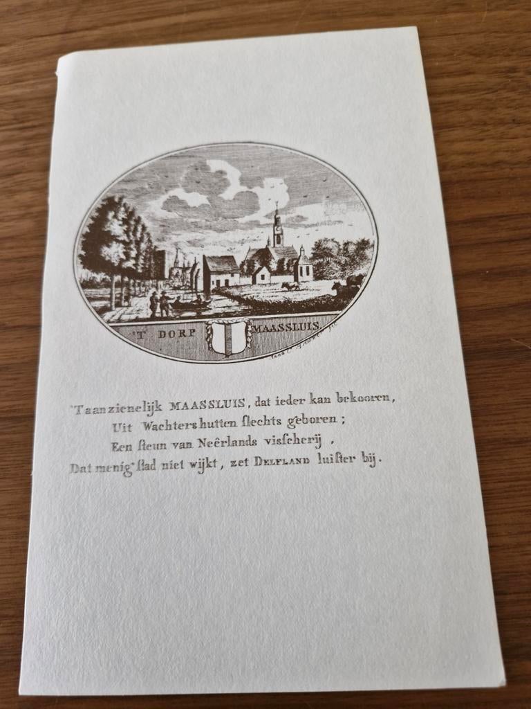 Prent Maassluis, Ophalen of Verzenden, Voor 1940