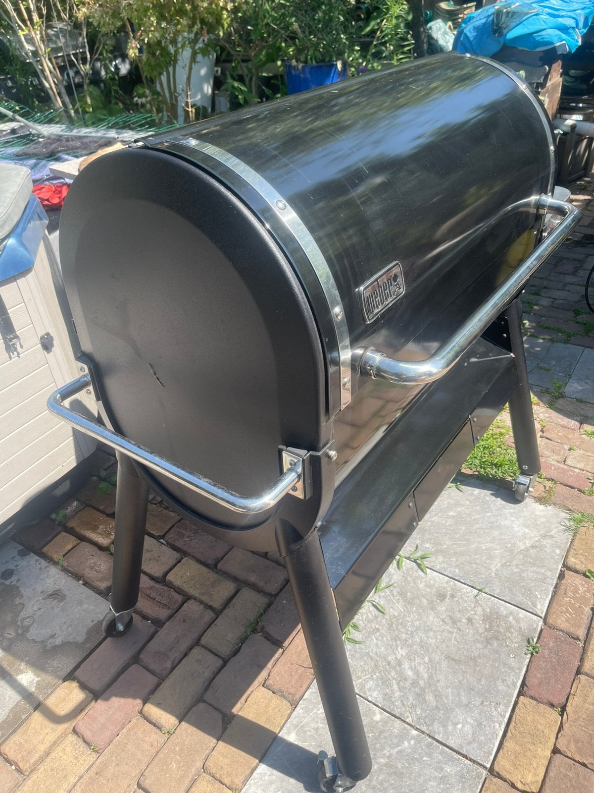 Weber SmokeFire EX6 GBS Pellet, overcompleet!, Ophalen, Zo goed als nieuw, Met accessoires