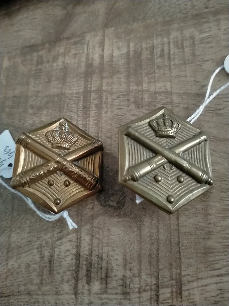 NL , KL , Schouderemblemen Veldartillerie , 1950-1963, Verzamelen, Verzenden, Landmacht, Nederland, Embleem of Badge