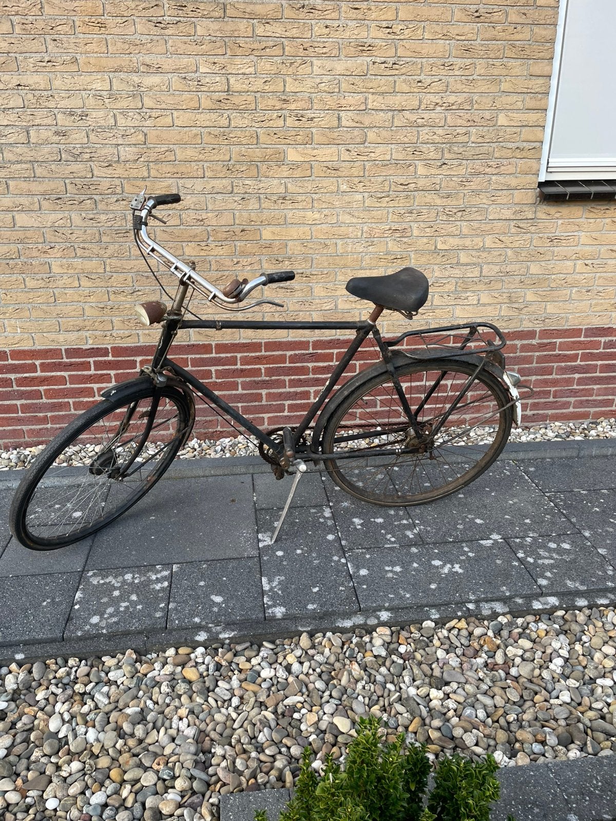 Antieke Gazelle herenfiets, 59 cm of meer, Ophalen, Trommelrem, Jaren '30