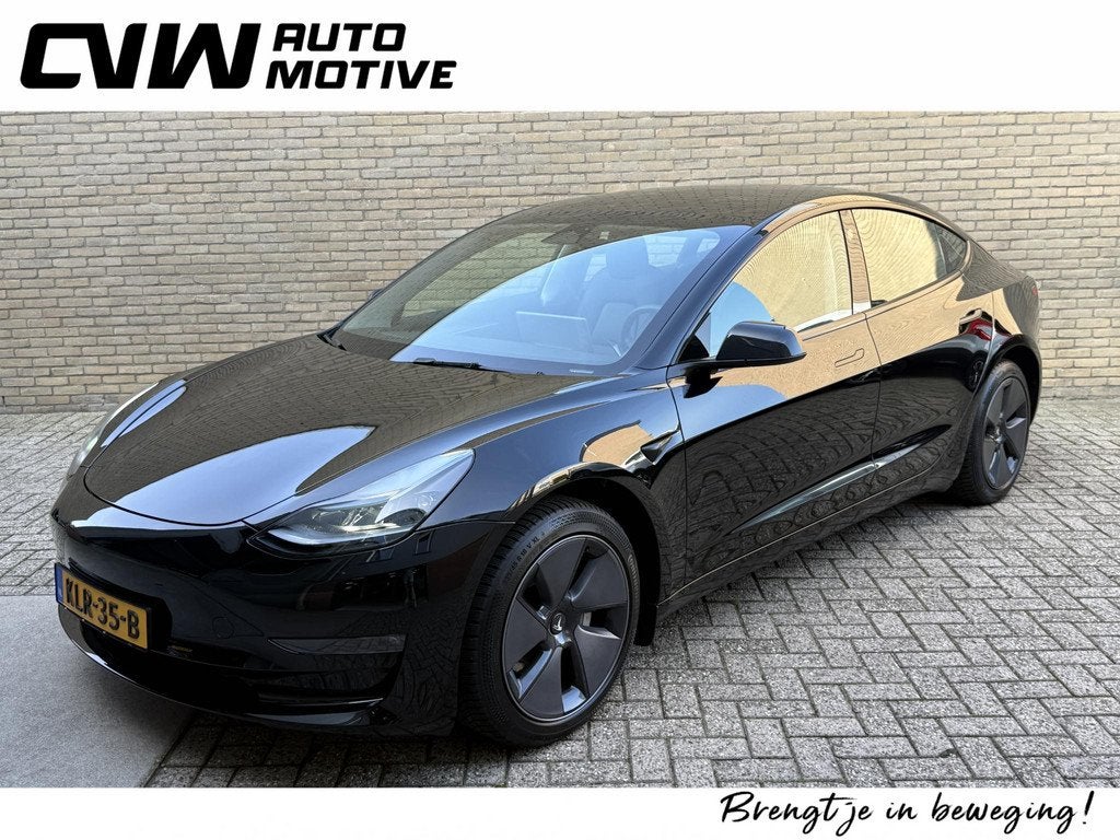 Tesla Model 3 Long Range AWD 75 kWh / 498pk | 93% SOH | Lede, Auto's, Automaat, Stof, Gebruikt, Zwart